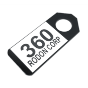 RoDon Corporation Sequentially Numbered Flat-Bracket Hydrant Tag