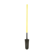 Nupla Ergo Drain Spade , 14" hollow back blade, 48" handle