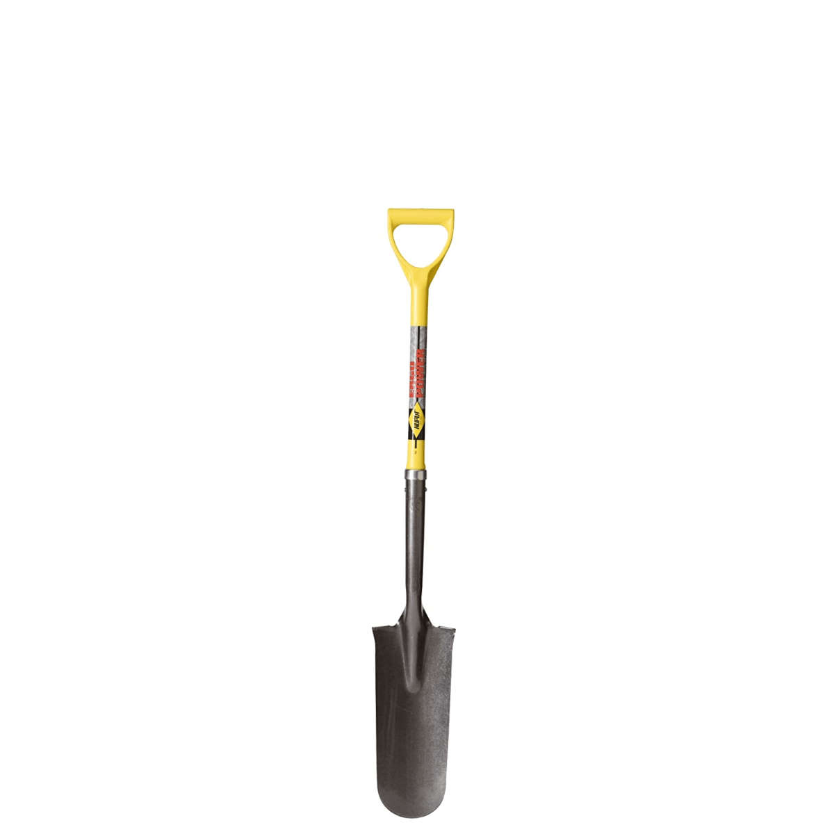 Nupla Ergo Drain Spade , 14" hollow back blade, 27" D-handle