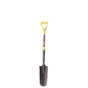 Nupla Ergo Drain Spade , 14" hollow back blade, 27" D-handle