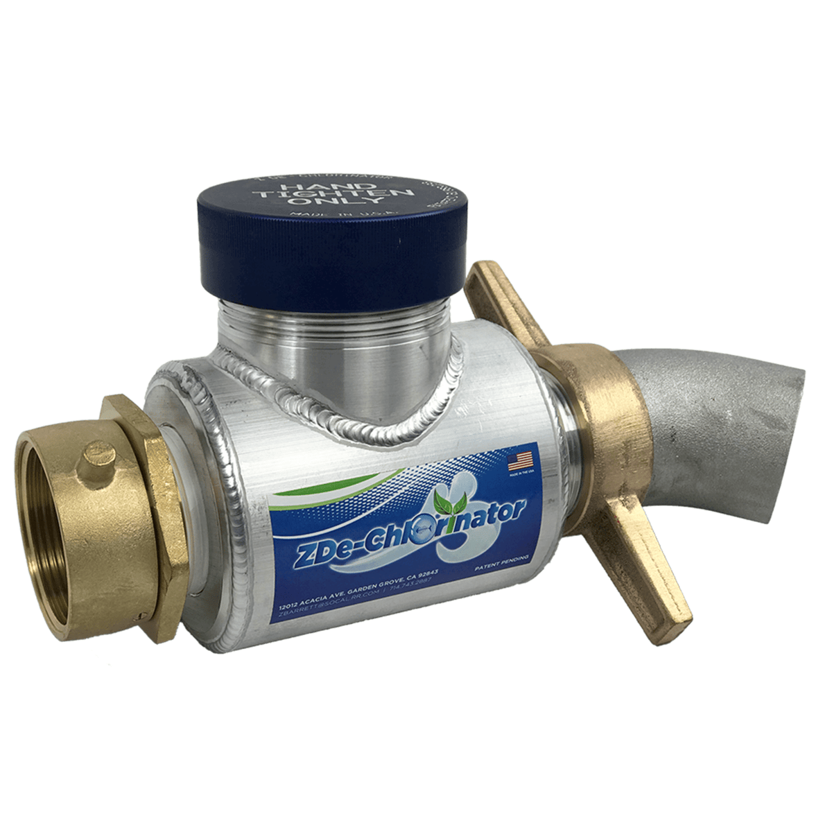 ZDe-Chlorinator NEMA-100 Tablet Dechlorinator w/ 2-1/2" FNST Diverter
