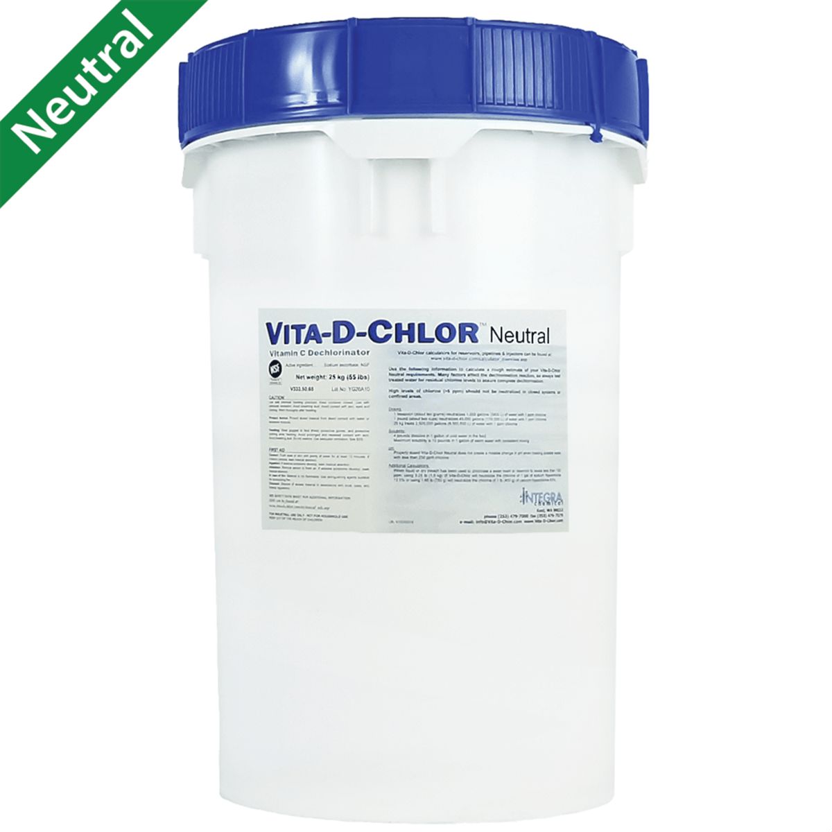 Vita-D-Chlor™ Neutral Dechlorination Granules, 55 lbs