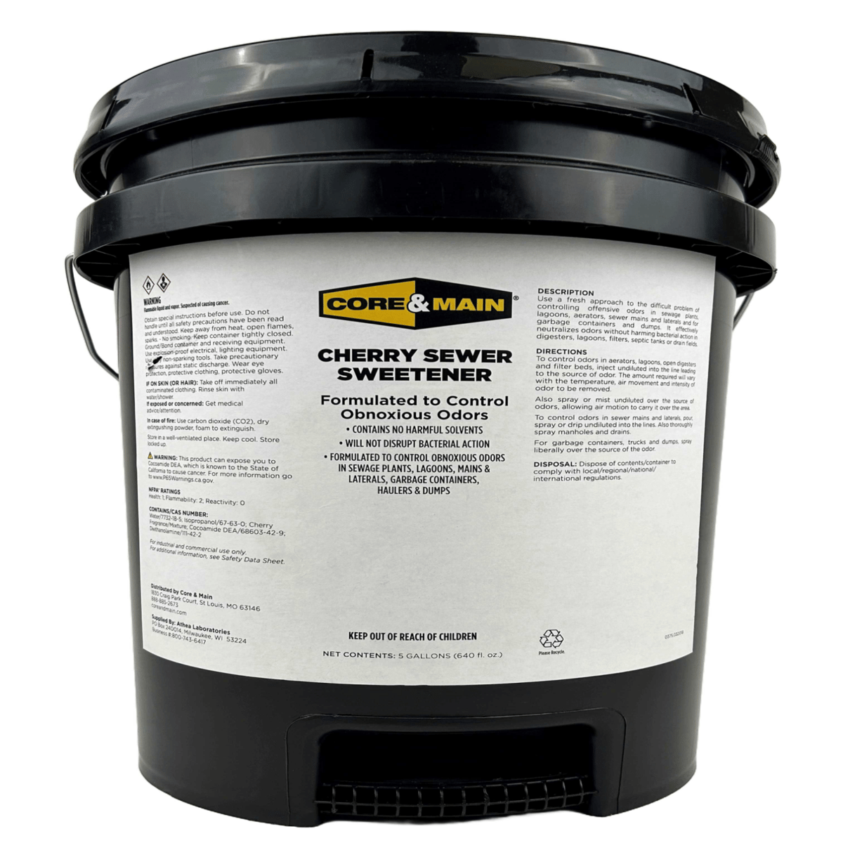 Core & Main Cherry Sewer Sweetener, 5 Gallon Pail
