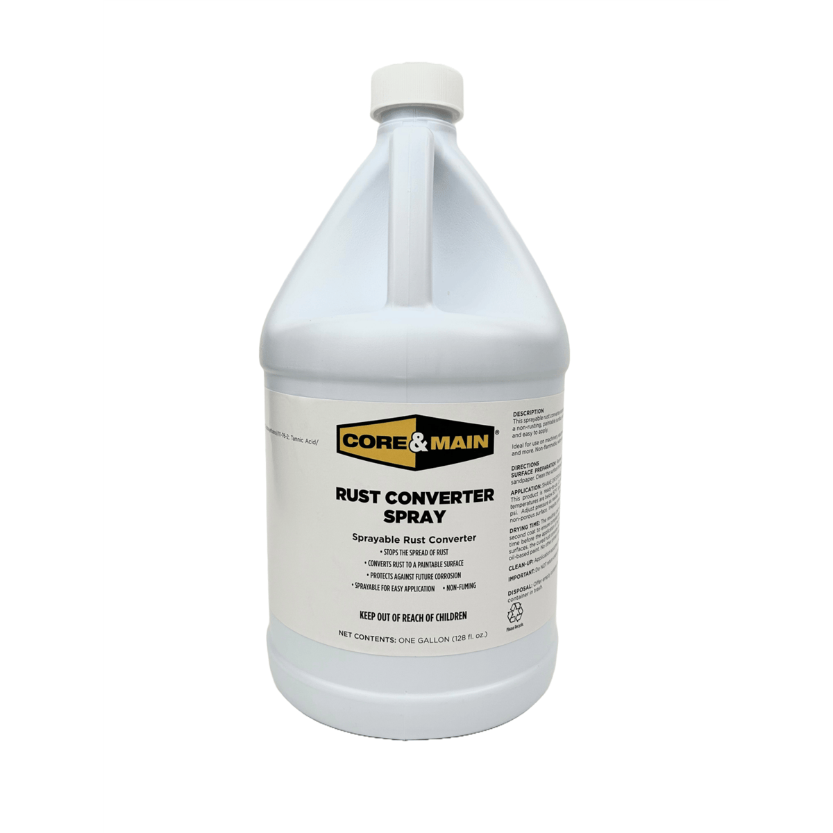 Core & Main Rust Converter, Spray Gun, 1 Gallon, 4/Pack
