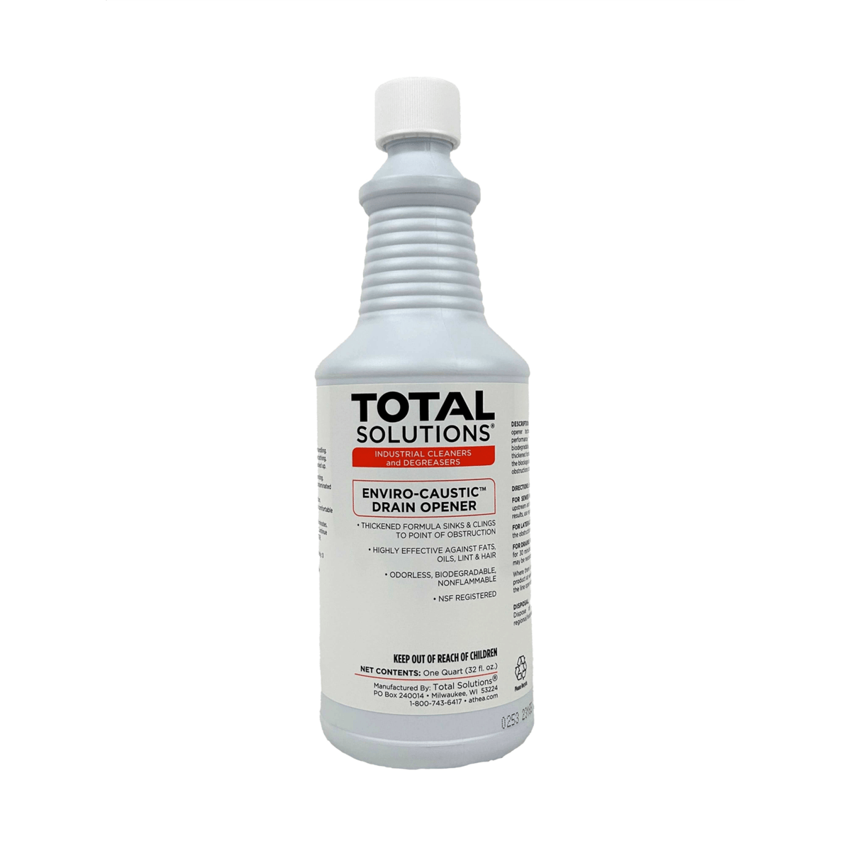 Enviro-Caustic Drain Opener, 12 Quarts