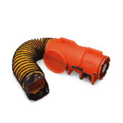 Allegro COM-PAX-IAL Plastic Blower 115 VAC 1/3 HP 15' Duct Hose