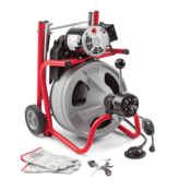 RIDGID® K-400AF Drain Cleaning Drum Machine, 120V C45IW W/AUTOFEED