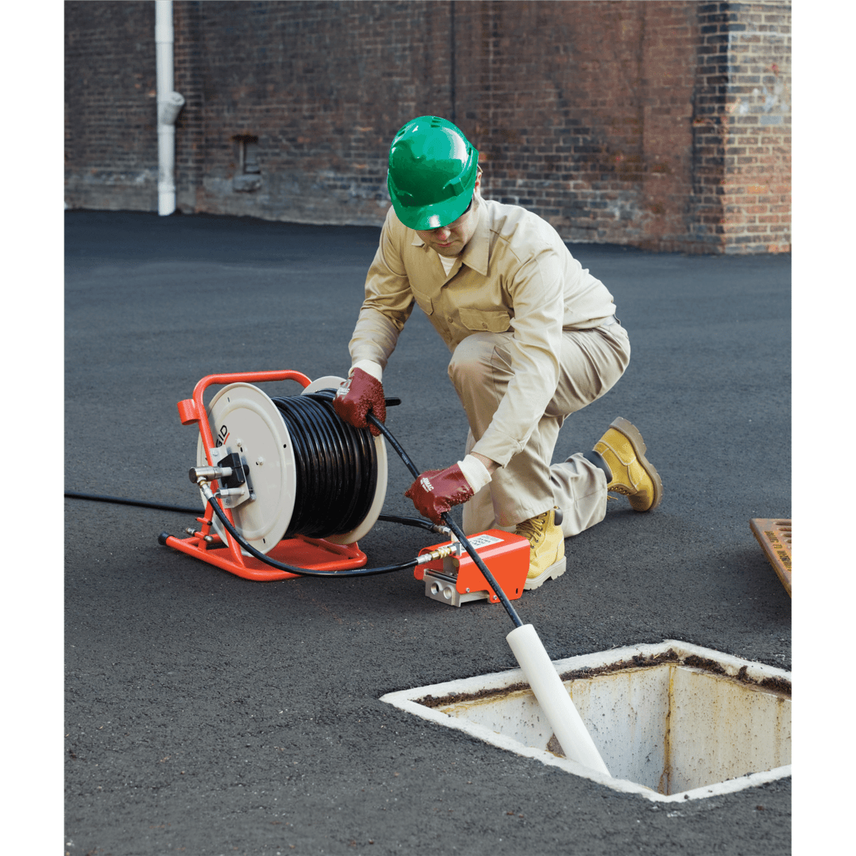RIDGID® Jetter,KJ-3100 with hose reel