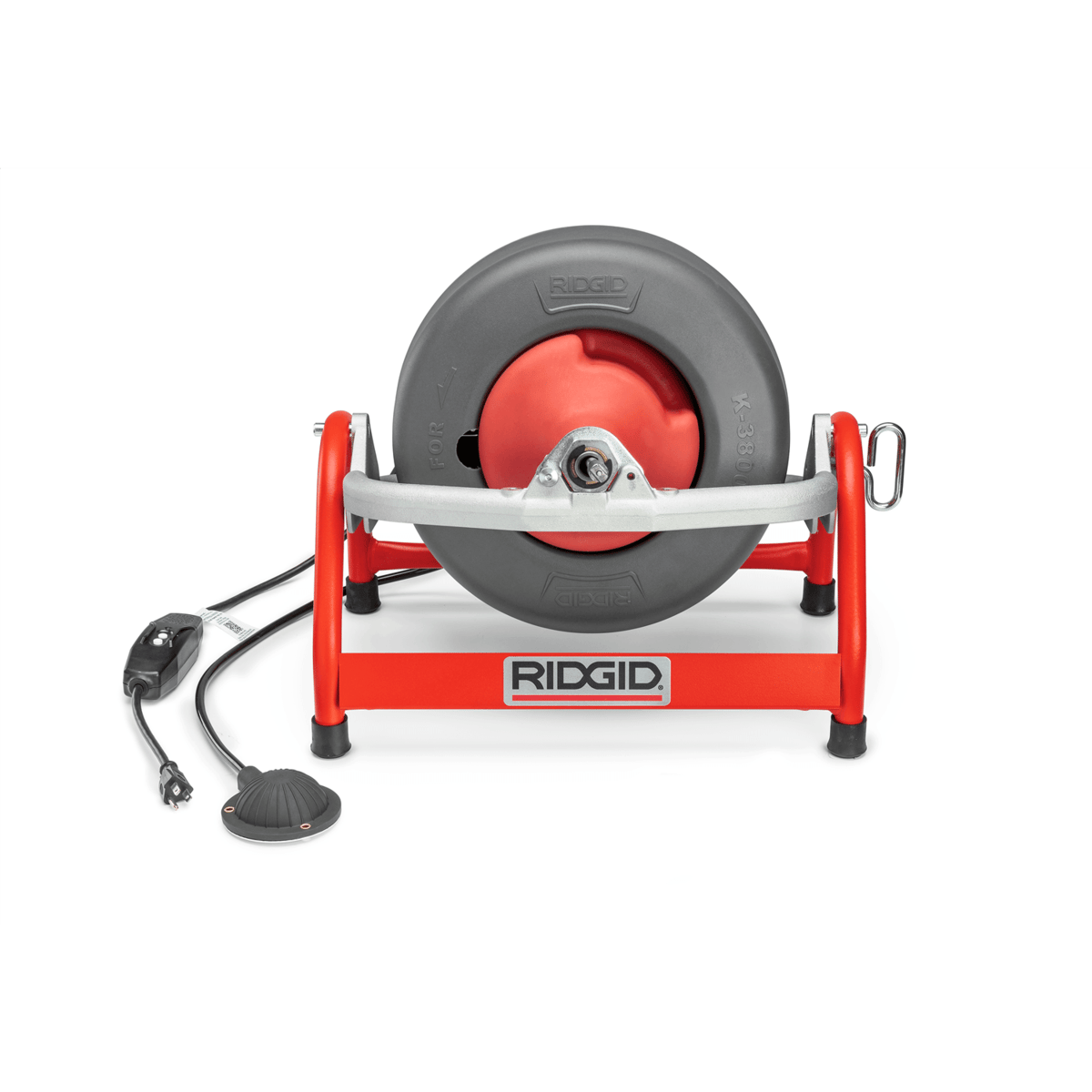 RIDGID® K-3800 Drum Machine With C31 3/8" (10 mm) x 50' (15 m) IC Cable