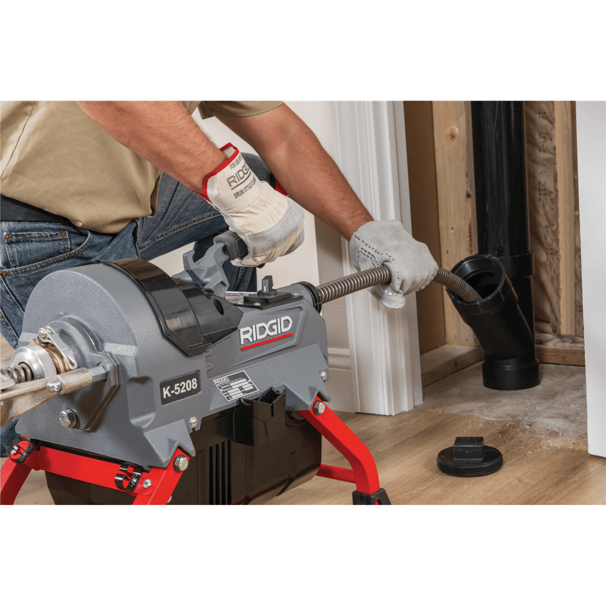 RIDGID® K5208 Sectional Machine, 115V 60HZ with C11, A8