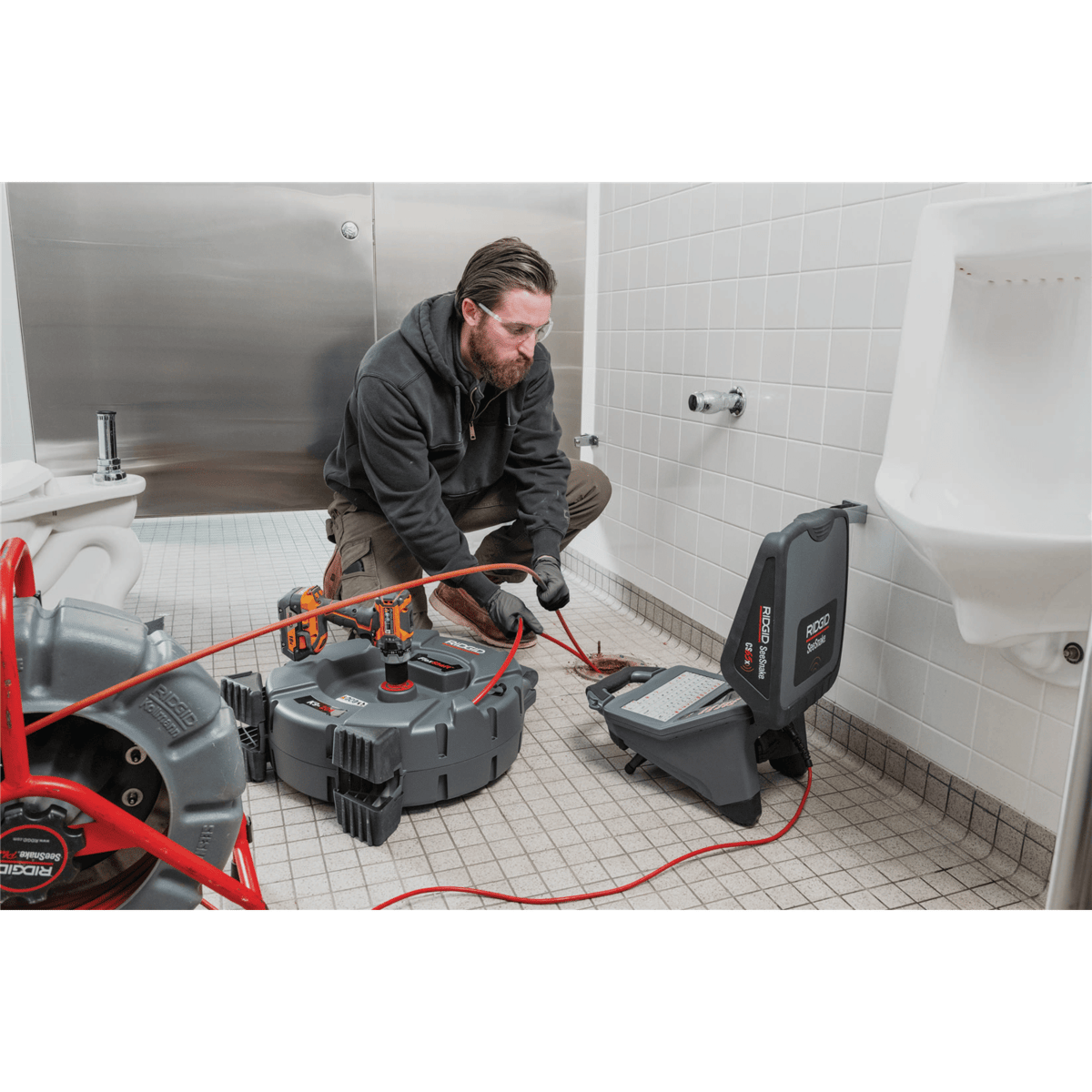 RIDGID® FlexShaft®, K9-204 for 2 - 4" Pipes; Includes: 70' of 5/16" cable and kit