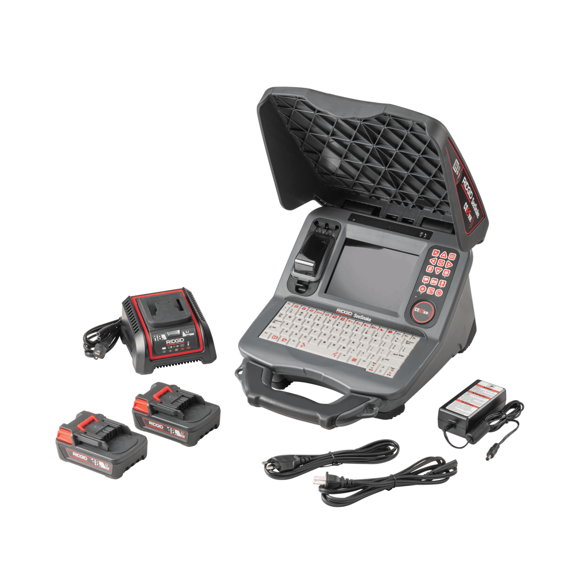 RIDGID® SeeSnake® CS65xr Monitor Kit with 2 BATT/CHGR