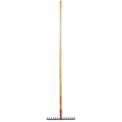 Razor-Back 14 Tine Road Rake, Forged, w/ Wood Handle