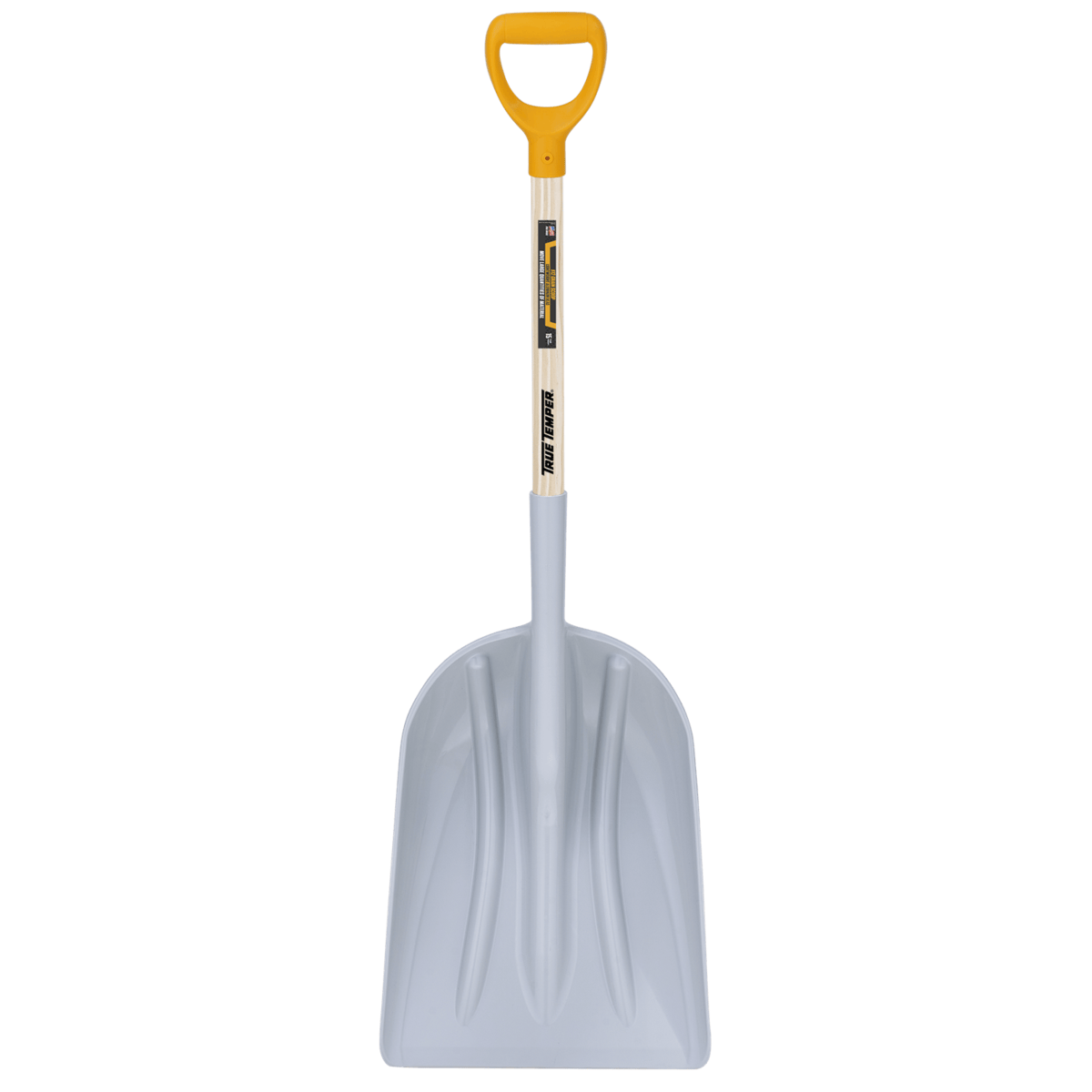 True-Temper #12 Poly Scoop w/ D-Grip on Hardwood Handle