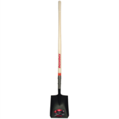 Razor-Back 12" Square Point Transfer Shovel with 48" Ash Lacquered Handle