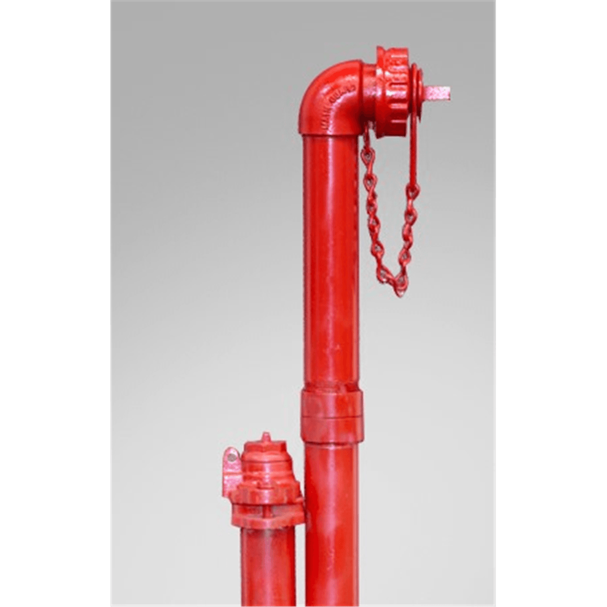 Kupferle MainGuard #77 Post Flushing Hydrant with Vertical Inlet, Standard 3' Depth of Bury
