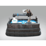 Kupferle Eclipse #9800WC Automatic Flushing Station for Warm Climates, 2" Valve
