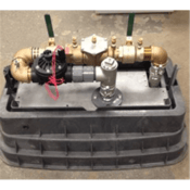 Kupferle Eclipse #9800WC-BF Automatic Flushing Station for Warm Climates with Backflow Preventer
