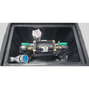 Kupferle Eclipse #9800WC-B Below Grade Automatic Flushing Station for Warm Climates