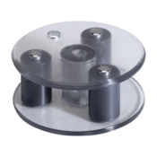 Stenner Econ Roller Assembly Black Rollers, EC351