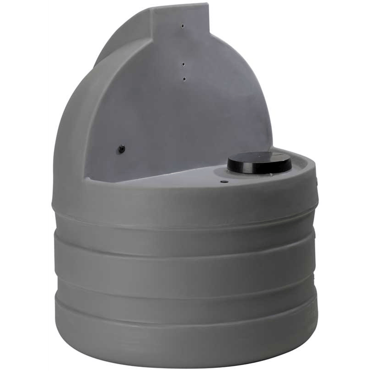 Stenner STS Chemical Solution Tanks, 15 Gallon, Opaque Gray, Polyethylene