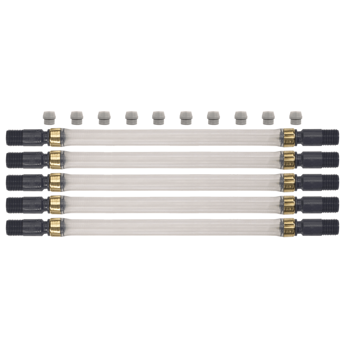 Stenner #5 Tube Assembly w/ Ends, Versilon™ Pump Tubes, 0-25 PSI, 5/Pack, MCTYG05