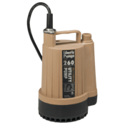 Liberty Pumps® 260-2, 1/6 hp, Utility Pump, manual, 25' cord