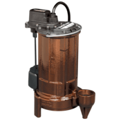 Liberty Pumps® 297, 3/4 hp, Submersible Sump Pump, 115V, Cast iron, VMF switch, 10' cord