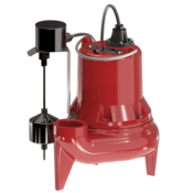 Liberty Pumps® LE41AV, 4/10 HP, Sewage Pump, 115V, Vertical float, 10' Cord, 2" Discharge, Auto