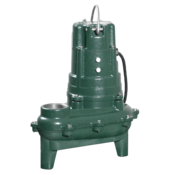 Zoeller Model N266 Waste-Mate, Manual, Cast Iron, Submersible Sewage Pump, 115V, 0.5 HP