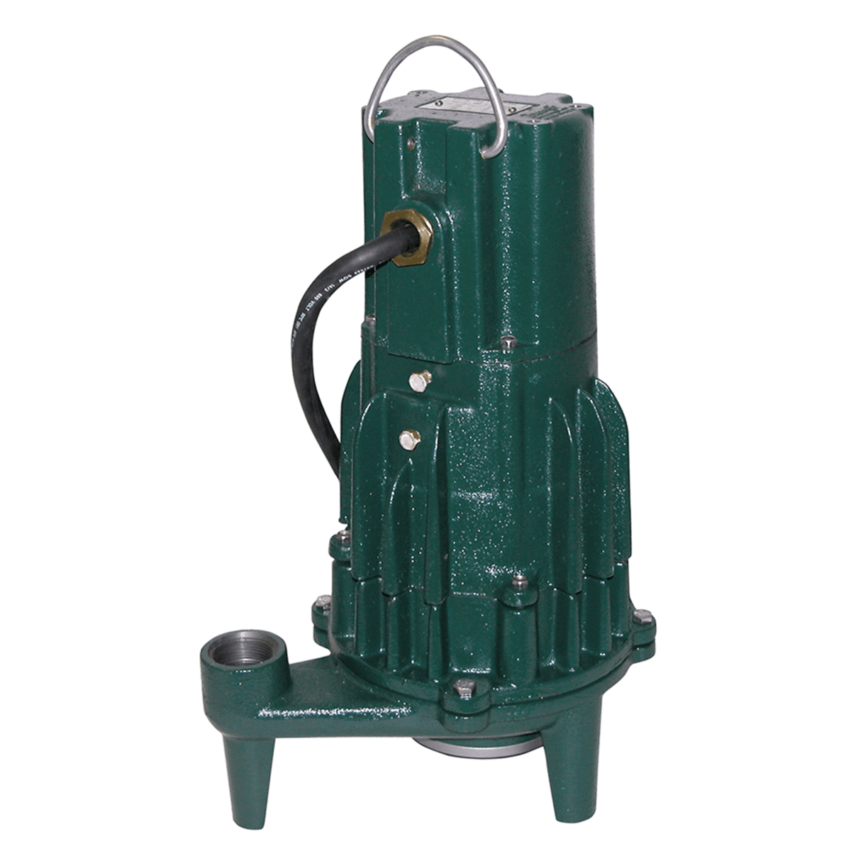 Zoeller Model F820 Shark Single Directional, Manual, Cast Iron, Grinder Pump, 3 PH, 230V, 2.0 HP