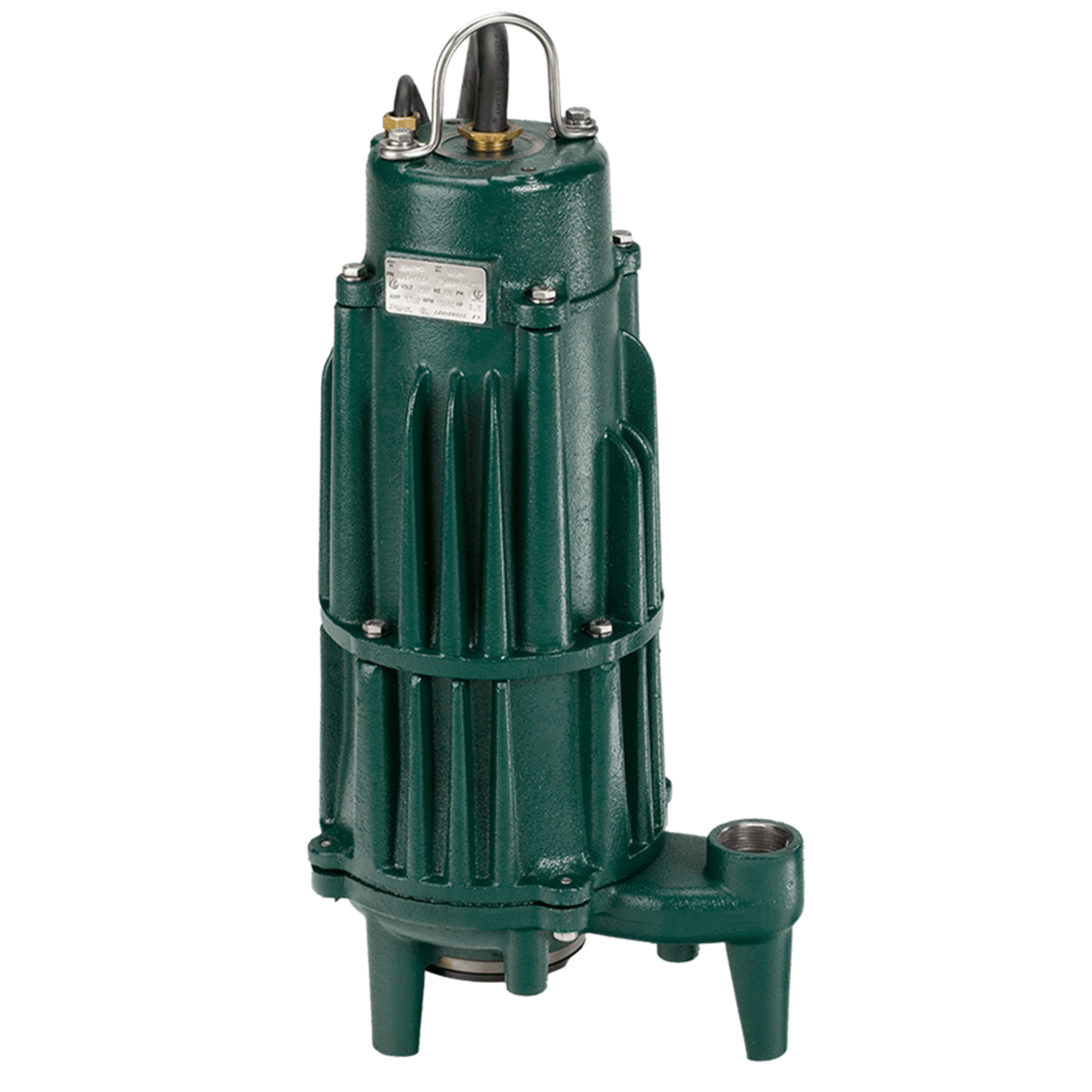 Zoeller Model I840 Shark Auto Reversing, Manual, Grinder Pump, 1 PH, 200V, 2.0 HP
