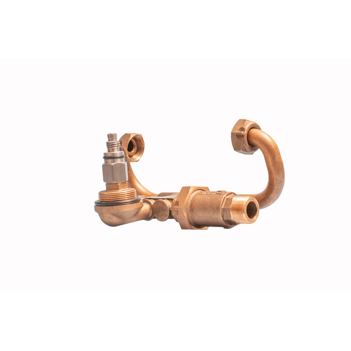 Water Plus Corp Below Grade Resetter Sampling Station, 1/2" Meter, SS, Screw Type, Quick Connect