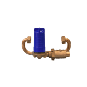 Water Plus Corp Below Grade Resetter Sampling Station, 5/8x3/4" Meter, Brass, Plug , Quick Connect