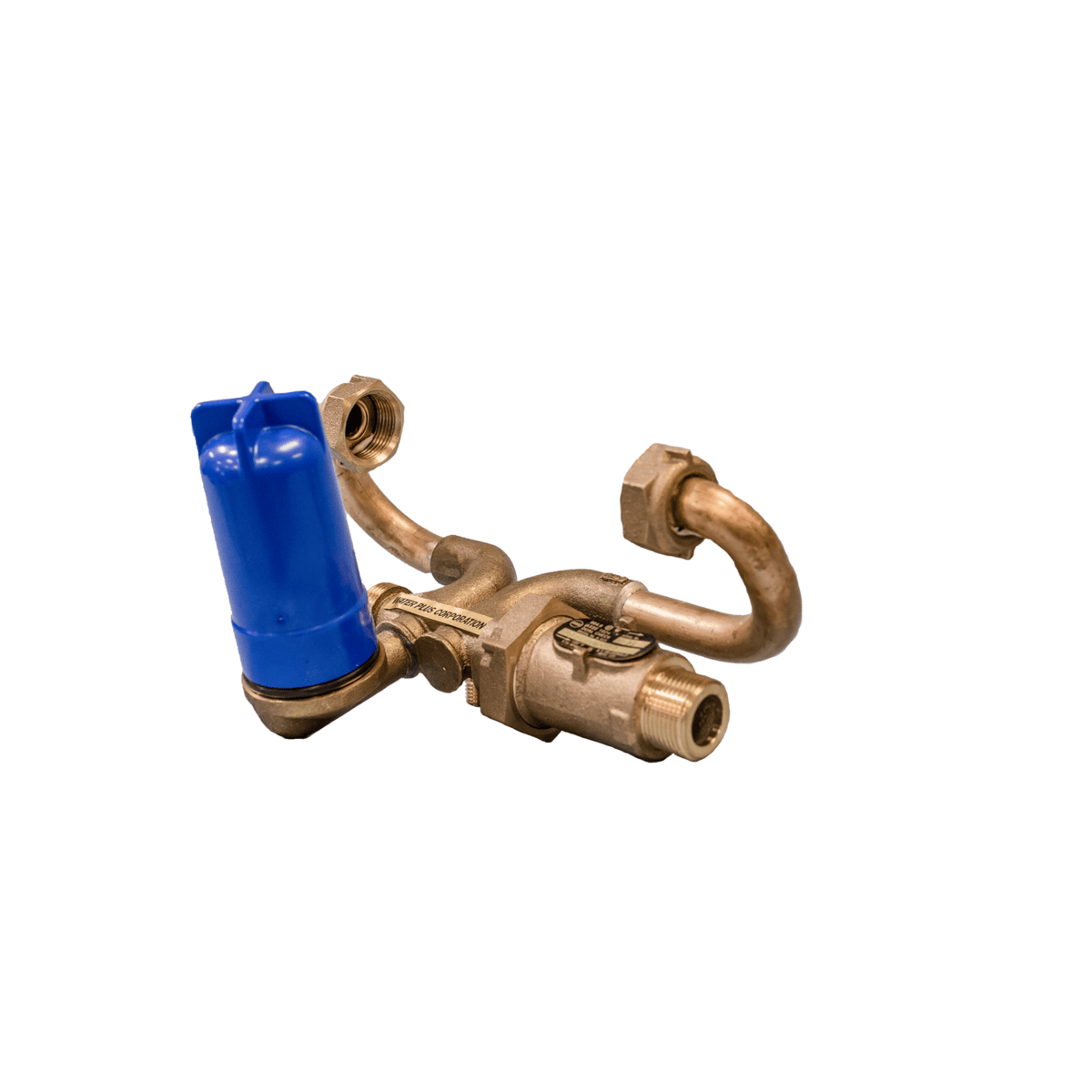 Water Plus Corp Below Grade Resetter Sampling Station, 5/8x3/4" Meter, Brass, Plug , Quick Connect