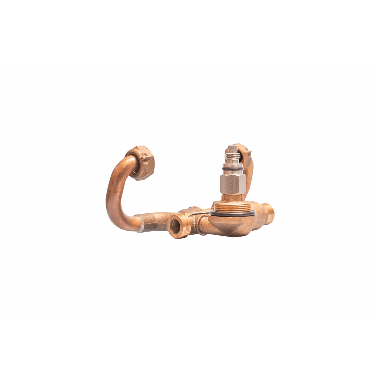 Water Plus Corp Below Grade Resetter Sampling Station, 5/8x3/4" Meter, SS, Screw, Quick Connect