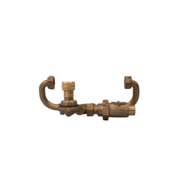 Water Plus Corp Below Grade Resetter Sampling Station, 3/4" Meter, Brass, Plug Type, Quick Connect