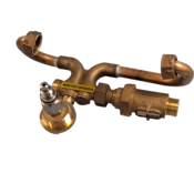 Water Plus Corp Below Grade Resetter Sampling Station, 3/4" Meter, SS, Screw Type, Quick Connect