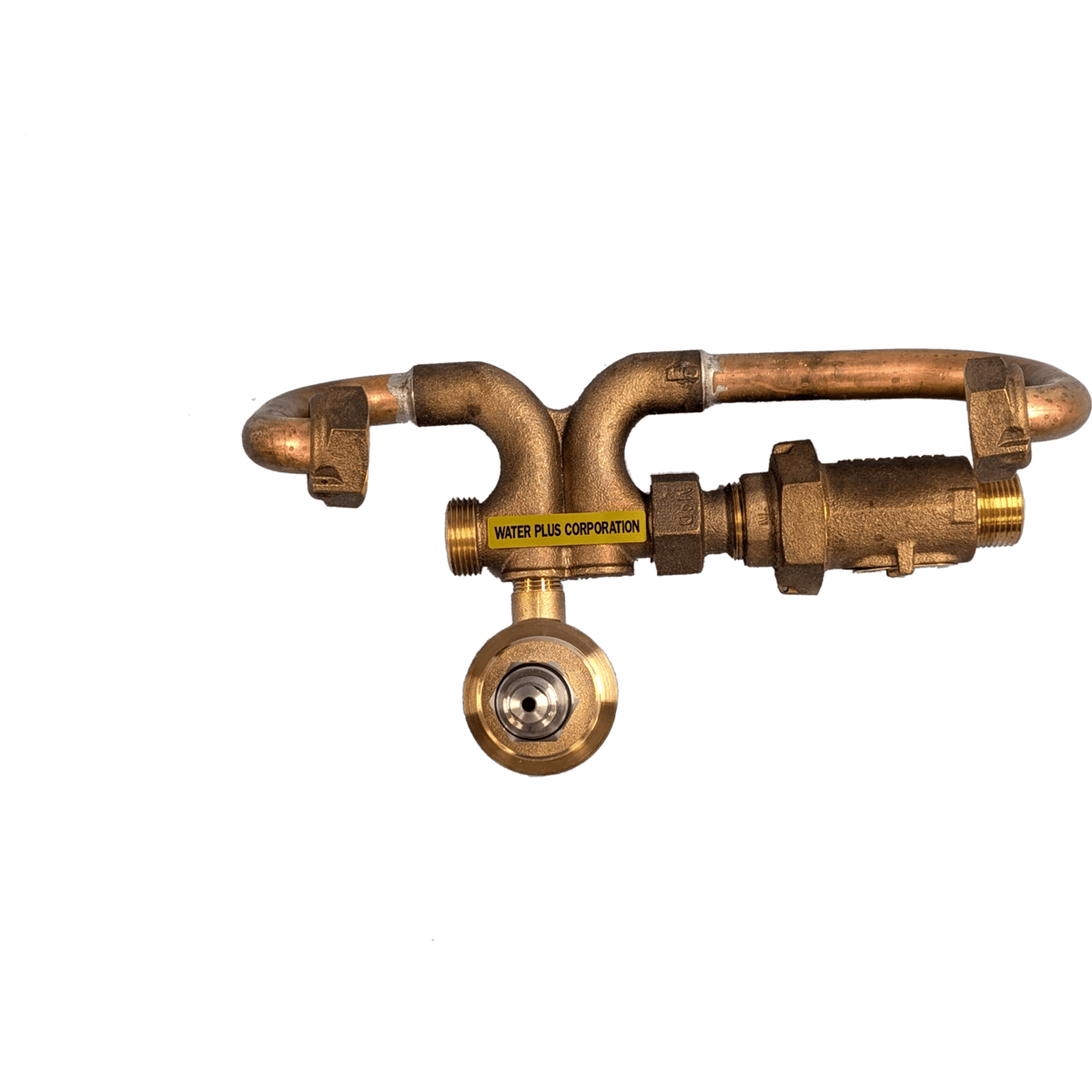 Water Plus Corp Below Grade Resetter Sampling Station, 3/4" Meter, SS, Screw Type, Quick Connect