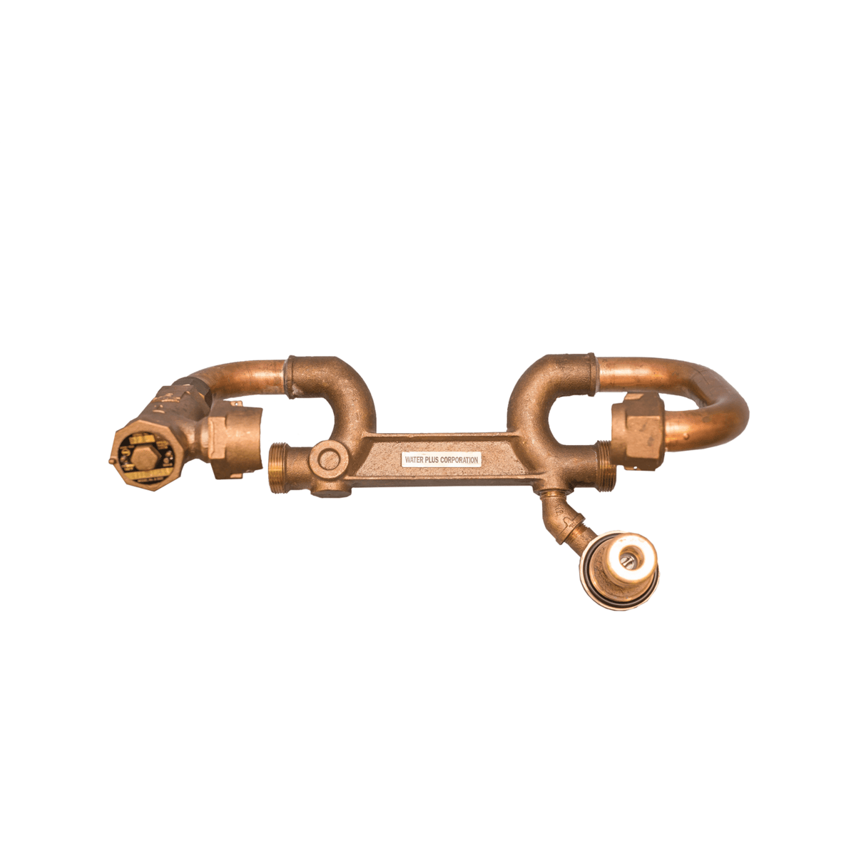 Water Plus Corp Below Grade Resetter Sampling Station, 1" Meter, Brass, Plug Type, Quick Connect