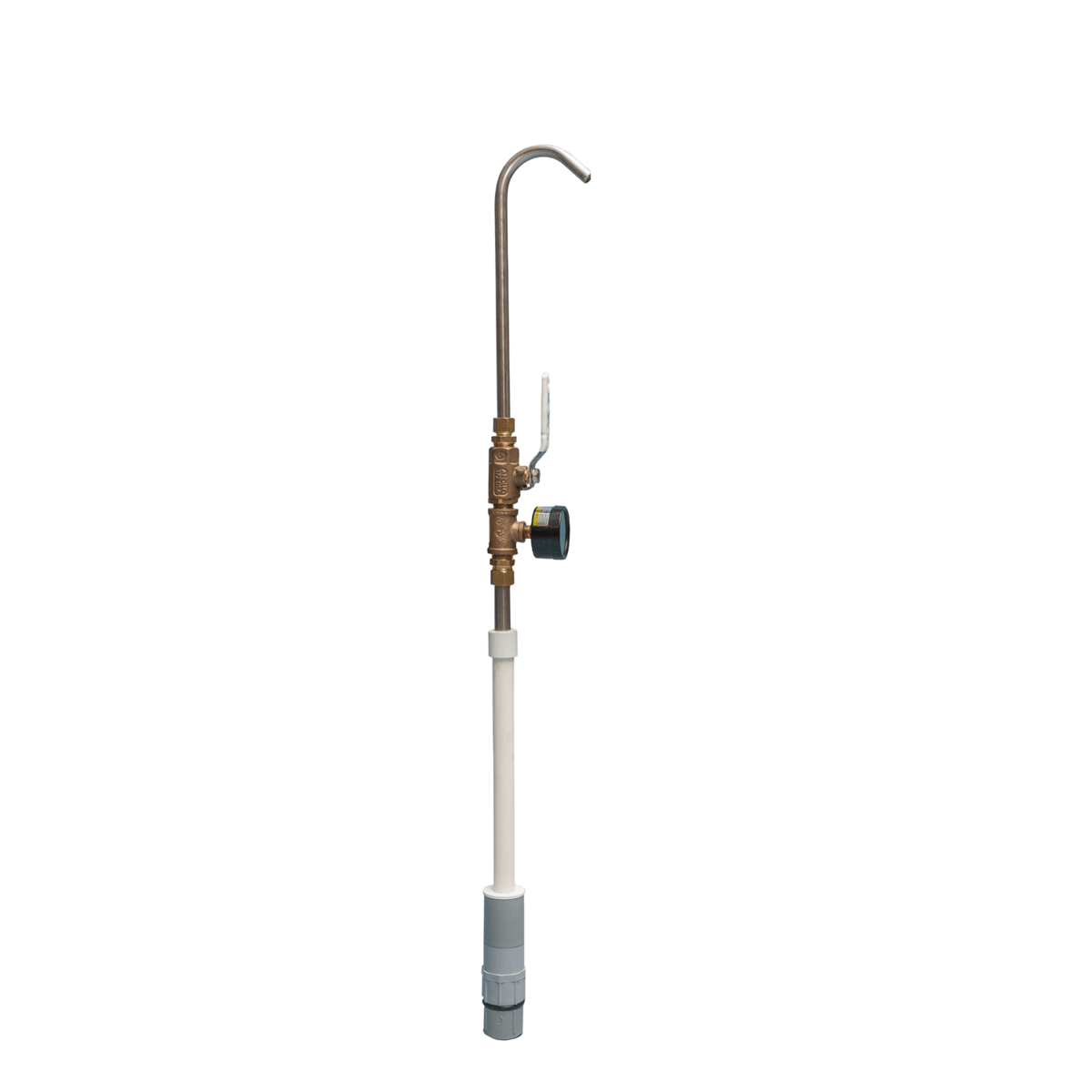 Water Plus Corp Sampling Rod, Fits Below Grade Sampling Stations w/ Brass, Push Type, Quick Connect