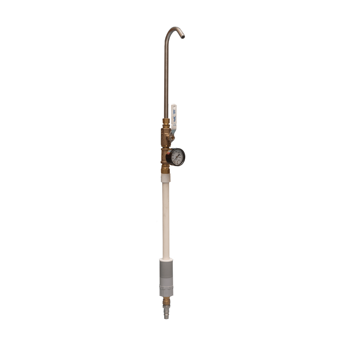 Water Plus Corp Sampling Rod, Fits Below Grade Sampling Stations w/ Brass, Push Type, Quick Connect