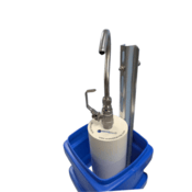 Water Plus Corp Above Grade Sampling Station, SS, Blue, Warm Climate