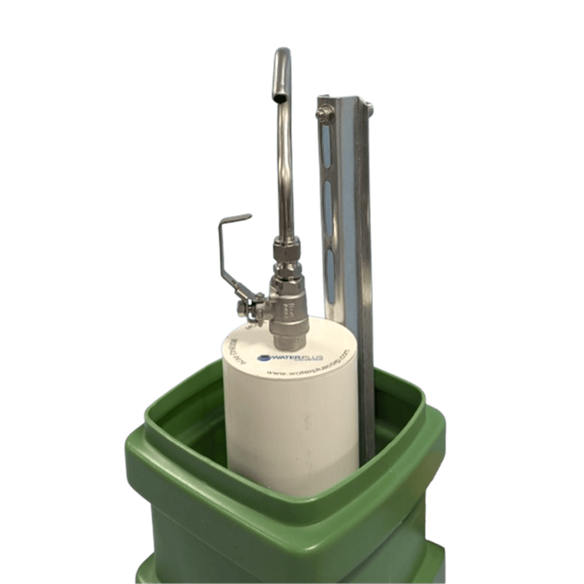 Water Plus Corp Above Grade Sampling Station, SS, Green, Warm Climate