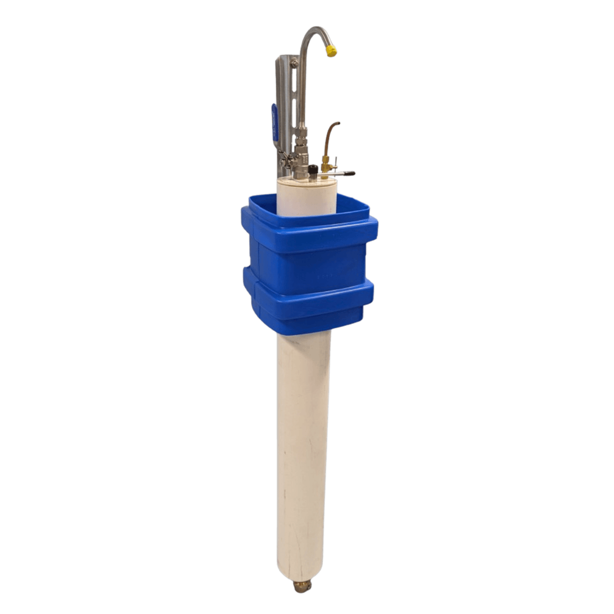 Water Plus Corp Above Grade Sampling Station, Cold Climate, Blue, 48" Bury