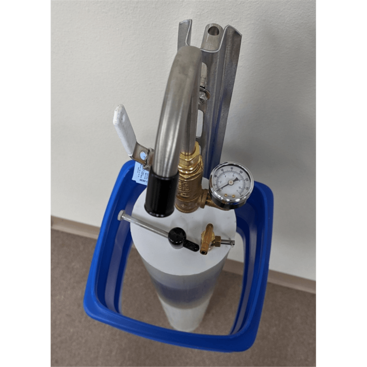 Water Plus Corp Add a 0-160 PSI Pressure Gauge to Any 301 Above Grade Sampling Station