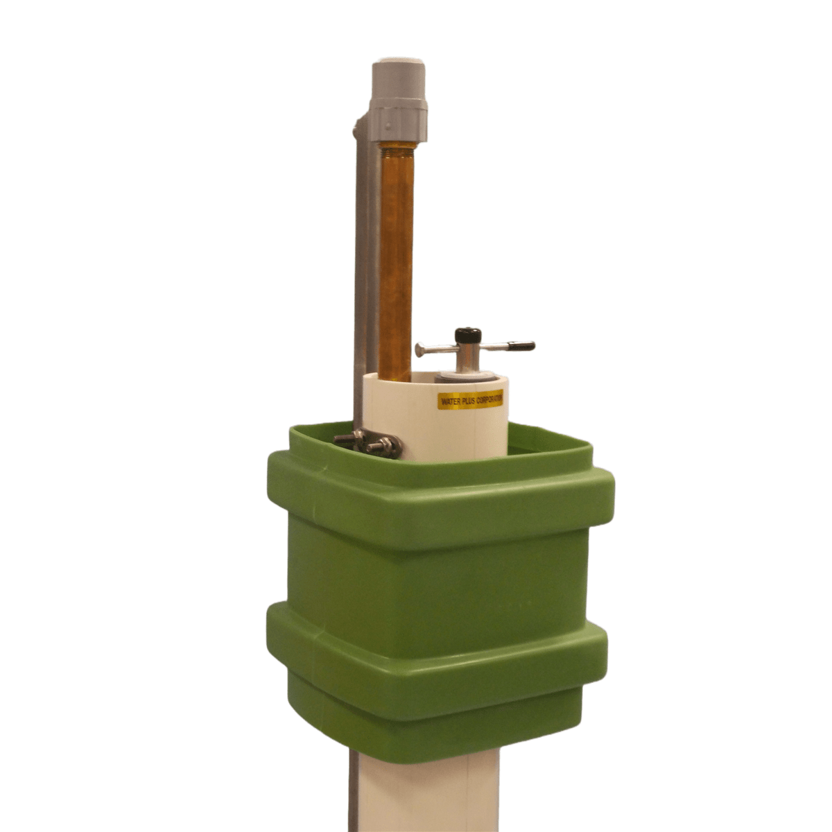 Water Plus Corp Above Grade Sampling & Flushing Hydrant, Cold Climate, Green, 36" Bury, 3/4" Barrel