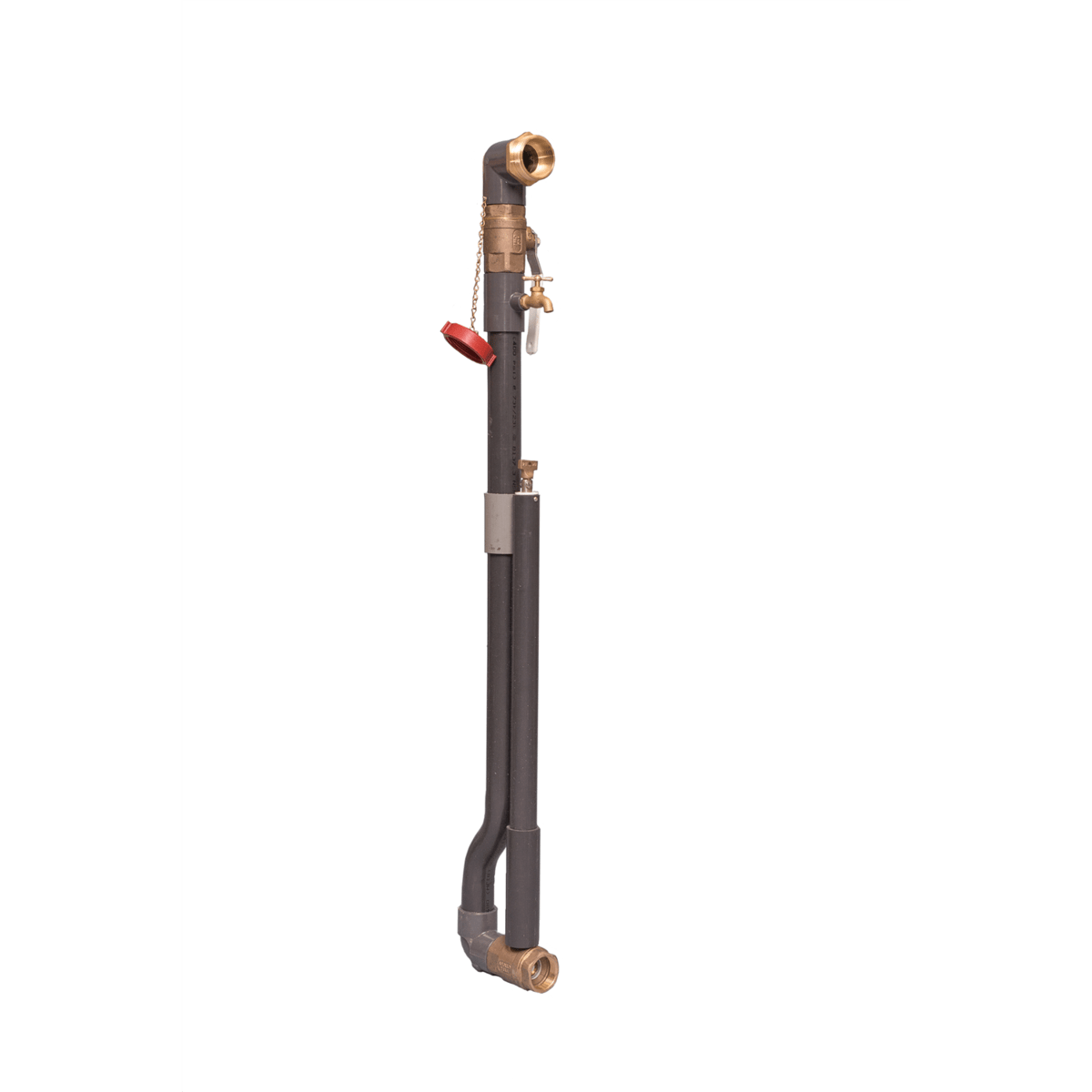 Water Plus Corp Flush & Sample, Cold Climate, 2' Flushing/Sampling Hydrant, 36" Bury, Lead Free