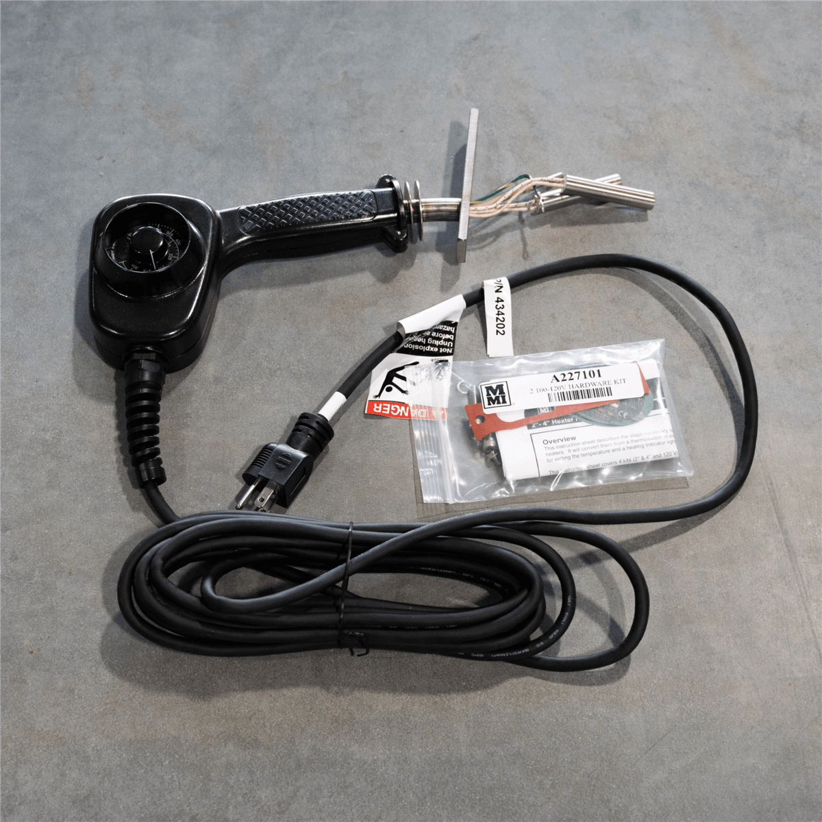 McElroy A438001 4" 120v Heater Handle/Controller Rebuild Kit