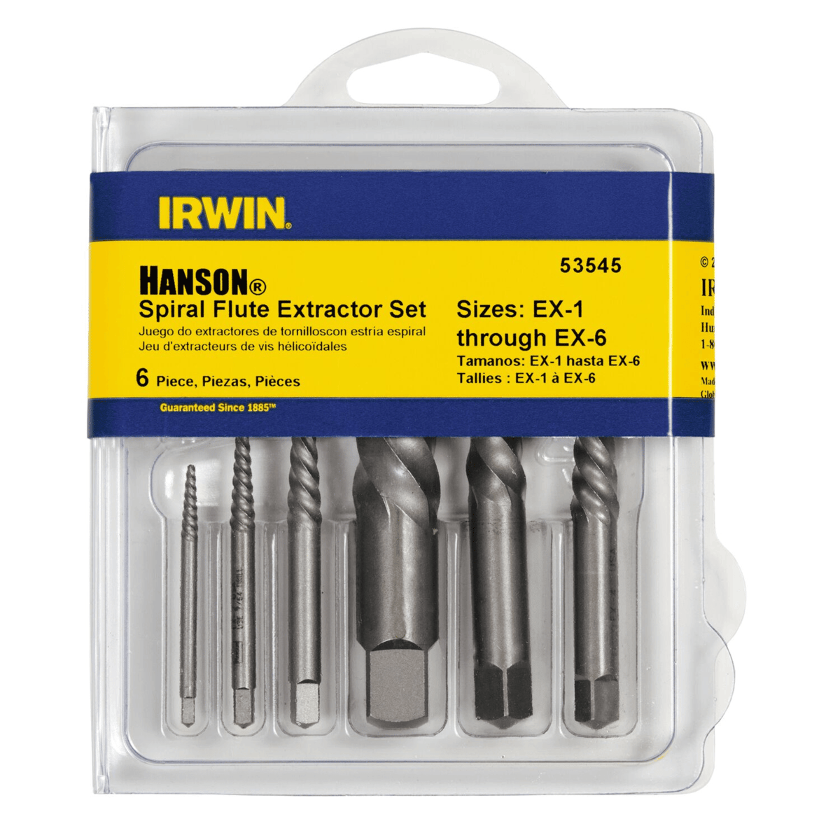 IRWIN Spiral Extractor 6-Piece Set